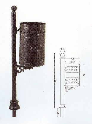 ghisa Cestino basic cod. 563