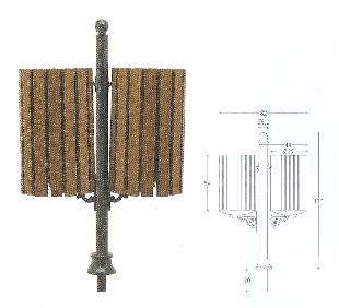 ghisa Cestino basic legno duo cod. 566