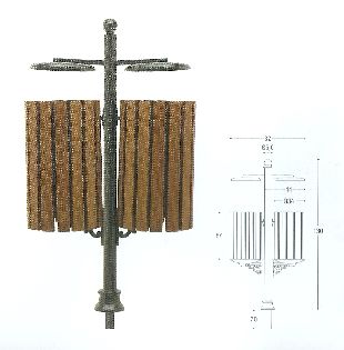 Cestino Basic Legno Duo Con Coperchi Cod. 570