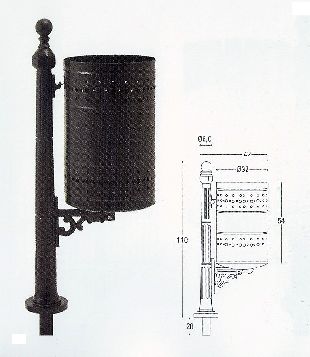 ghisa Cestino vienna cod. 555