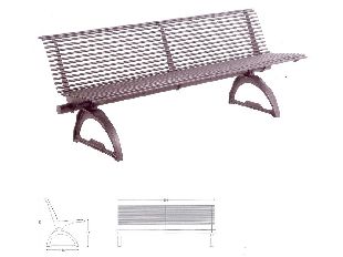 Panchina Marilleva Per Arredo Urbano